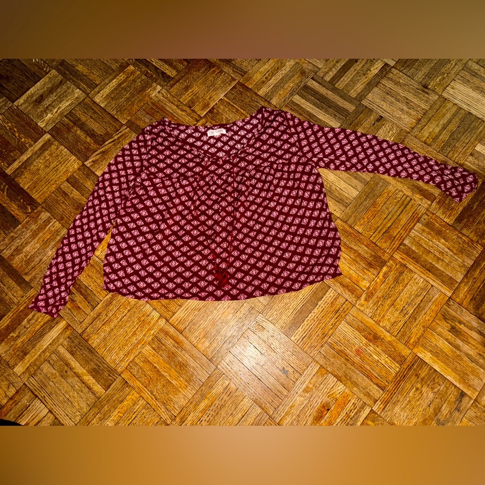 Cape Juby Long Sleeve Top Sz L